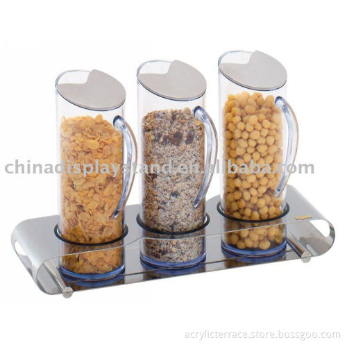 Acrylic cereal dispenser